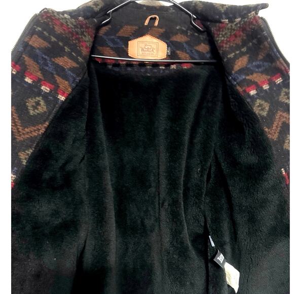 VTG Woolrich Wool Aztec Southwest Ranch Barn Chore Coat Jacket Men’s Large - Picture 8 of 12
